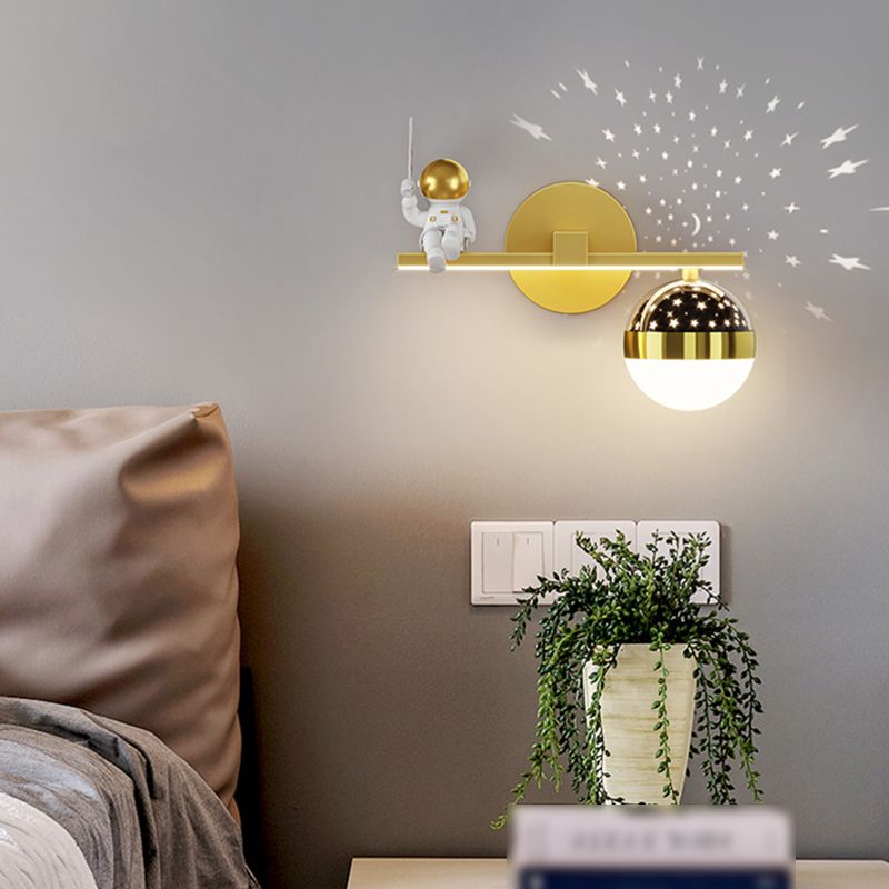 Kids Style Geometry Shape Wall Lights Metal 2-Light Wall Mount Lights