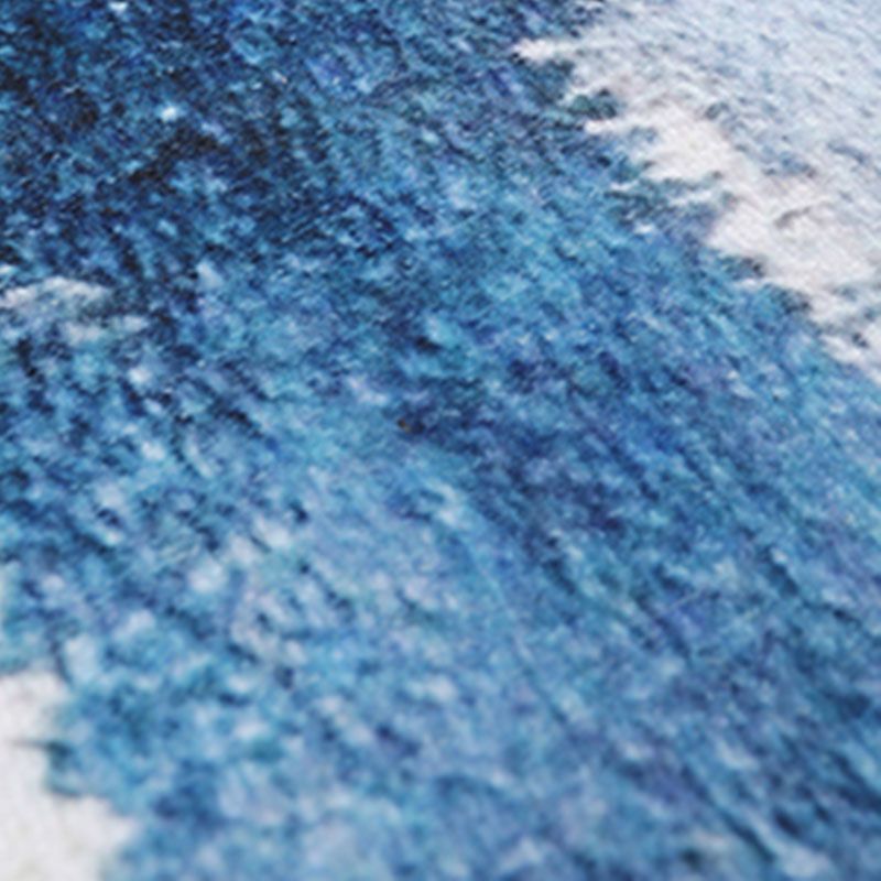 Tapis d'intérieur moderne de couleur Mélange Polyester Encre Bloolage Tapis de support sans glissement pour décoration domestique