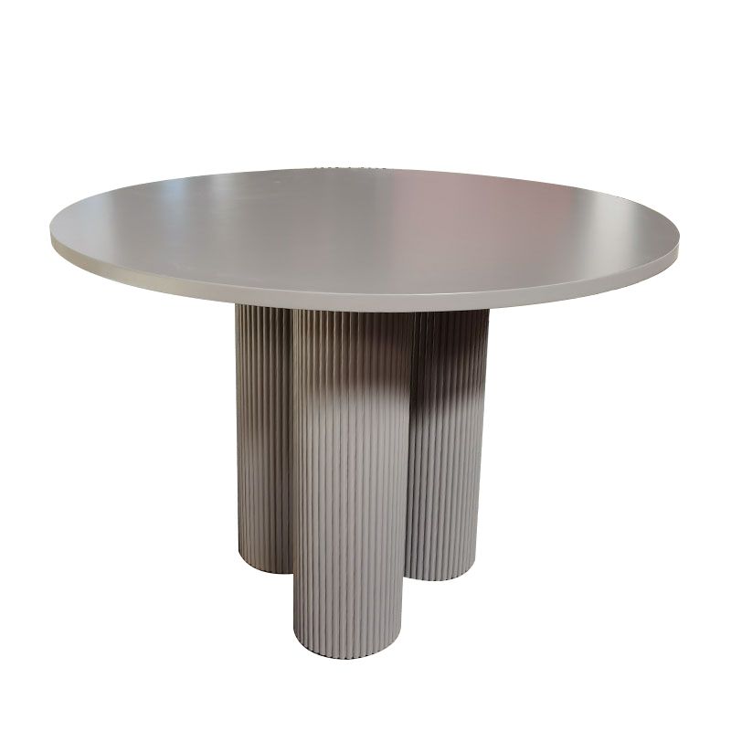 35,4 pollici round 3 gambe tavolo a tre colori Stile di semplicità con legno massiccio