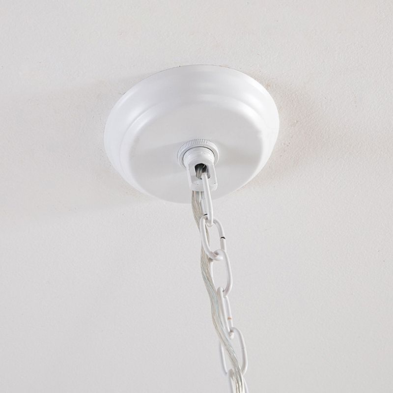 Korbförmige hölzerne Anhänger Kronleuchter Landstil Deckenhängung Lampe
