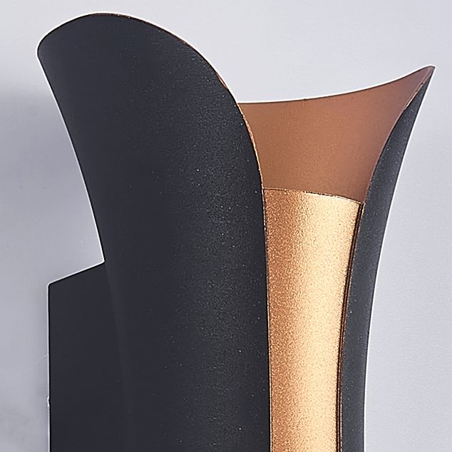 Geometrieform Wandleuchten moderner Metallmontagemontage -Leuchten mit Metall 2 Licht Wandmontage