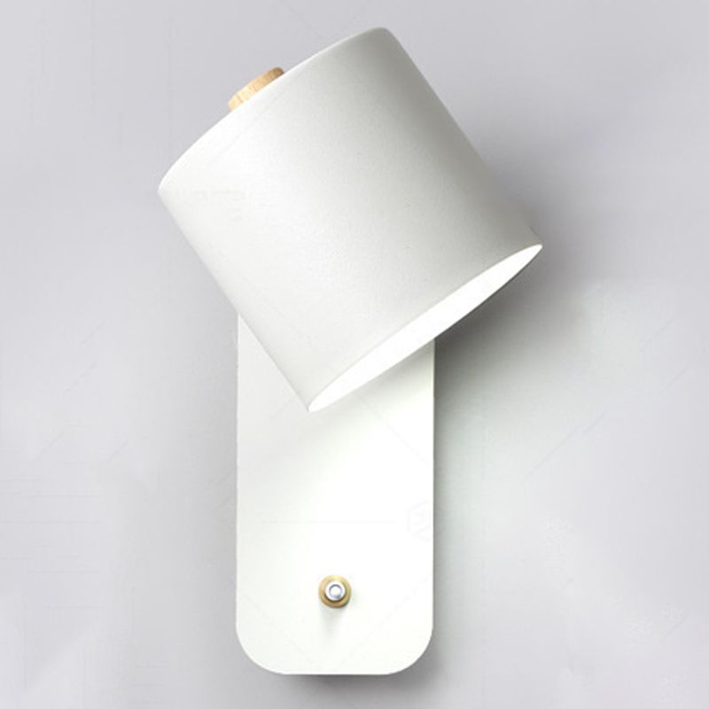 1-Licht-Halbzylinderwandbeleuchtung moderner Metallwandmontage-Leuchte mit Metallwand