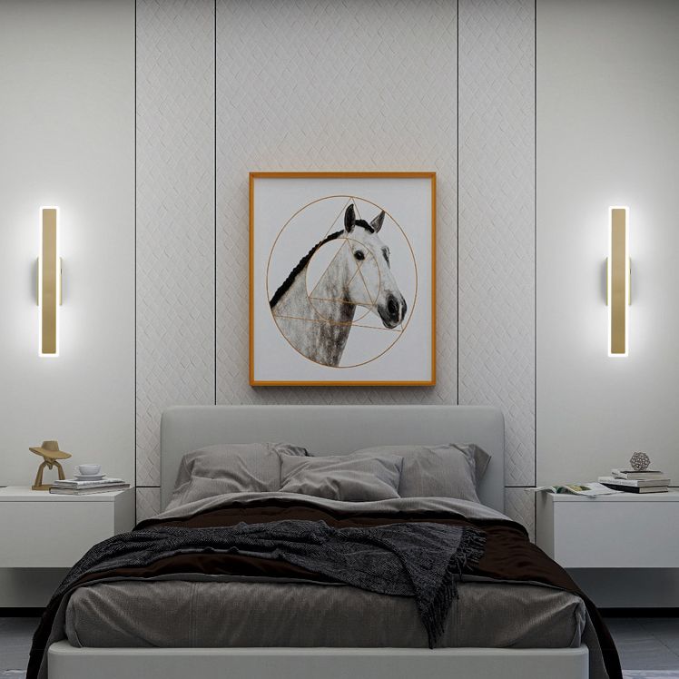 Woonkamer LED SCONCE LIMMUTE NOORDISCHE MURSE SCONCE LICTE MET METALTANGE TADHEER