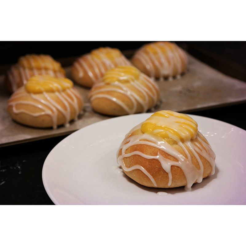 Sweet Dessert Mural Wallpaper Contemporary Wall Covering for Bread Shop, Waterproofing