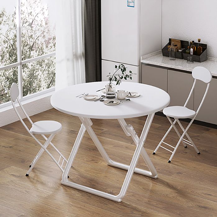 Moderno comedor de madera Juego con mesa redonda de diseño de mesa de diseño de espacio