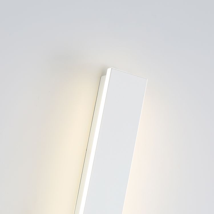 Linear Shape Metal Wall Lighting Idea Modern Style 1 Light Wall Mount Lighting