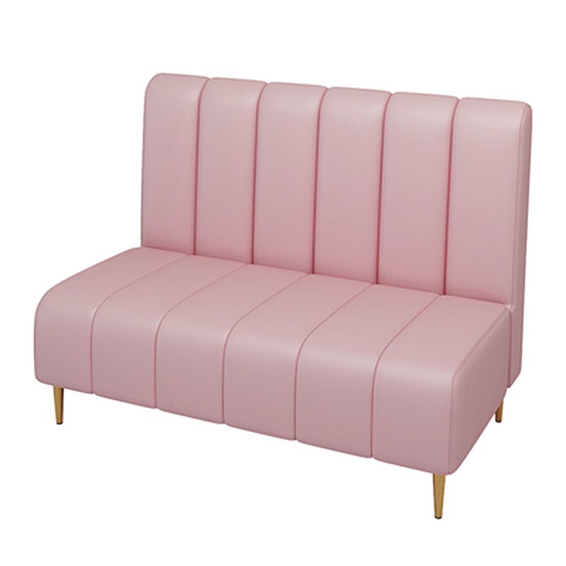 Divano glam contemporaneo oro 47,27 "d x 25,59" w x 33,46 "divano a 2 posti per ristorante