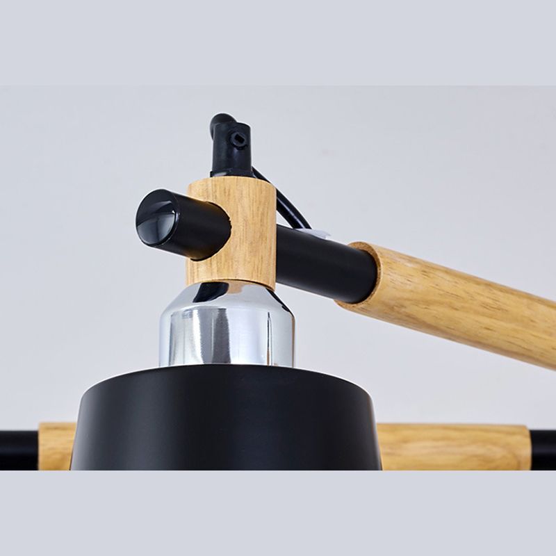 Metal Shaded Chandelier Pendant Light Nordic-Style Hanging Ceiling Light for Bedroom