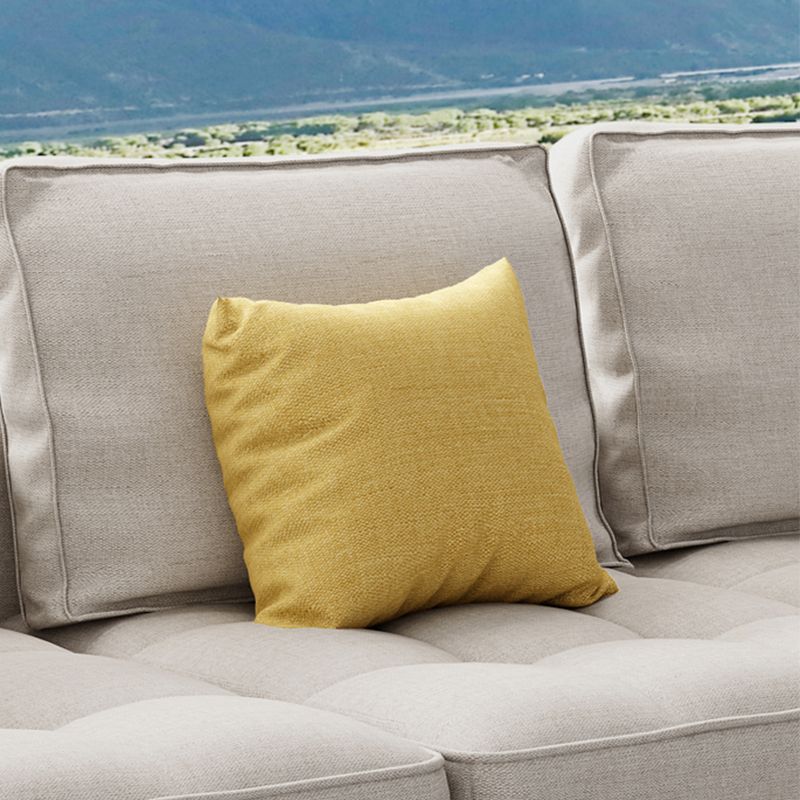 147.63" W X 70.86" D X 37.41" H Linen One Side Arm Sofa & Chaise for Living Room