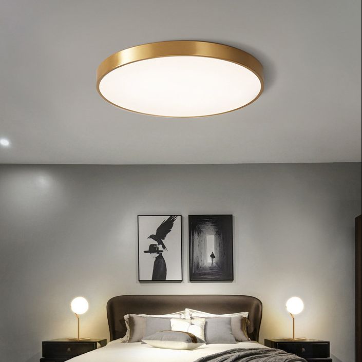 Luminaire de plafond encastré moderne en métal