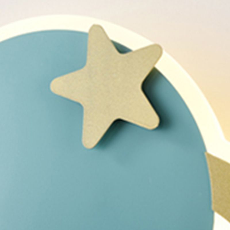 Lumo da parete moderno a parete creativa per la camera da letto per bambini