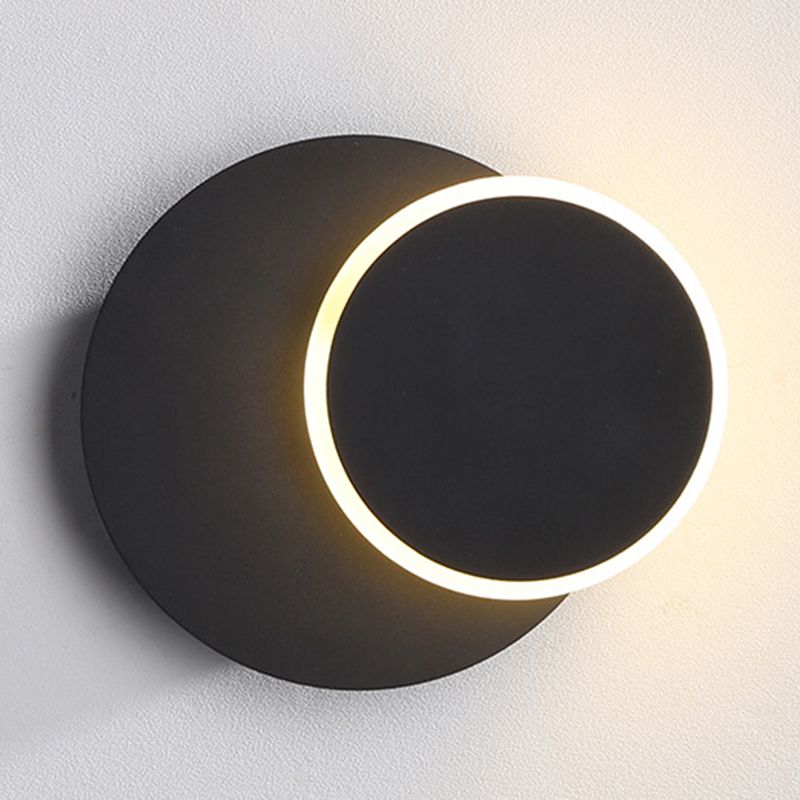 Nordic Style Iron Wall Light Geometry Shape Rotatable Wall Lamp for Bedroom