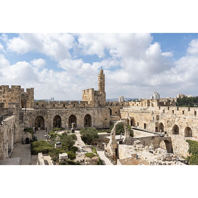 Jerusalem Mural Wallpaper Contemporary Wall Covering Mural Wallpaper bedroom