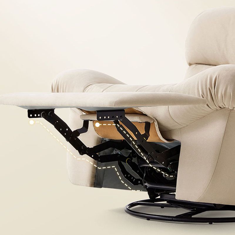 Swivel Rocker Wing Chair Recliner Lumbar Support Wingback Recliner