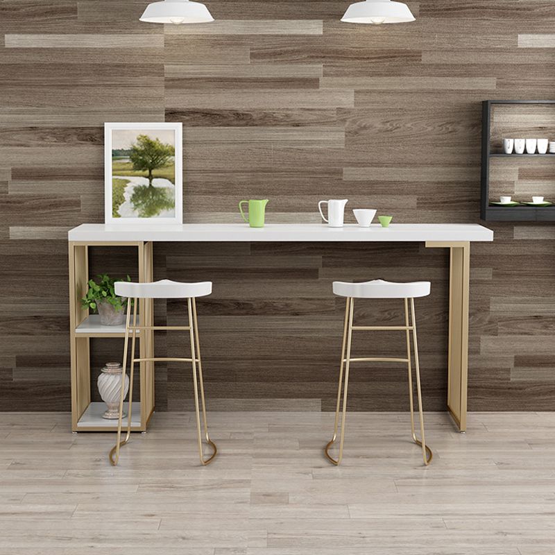 Solid Wood Bar Stool and Table Set 1/2/3 Pieces Rectangular Rectangular