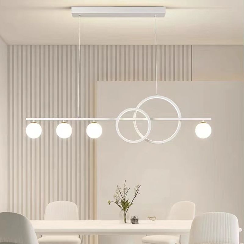 Modernism White Kitchen Island Lighting Acrylic Ceiling Light
