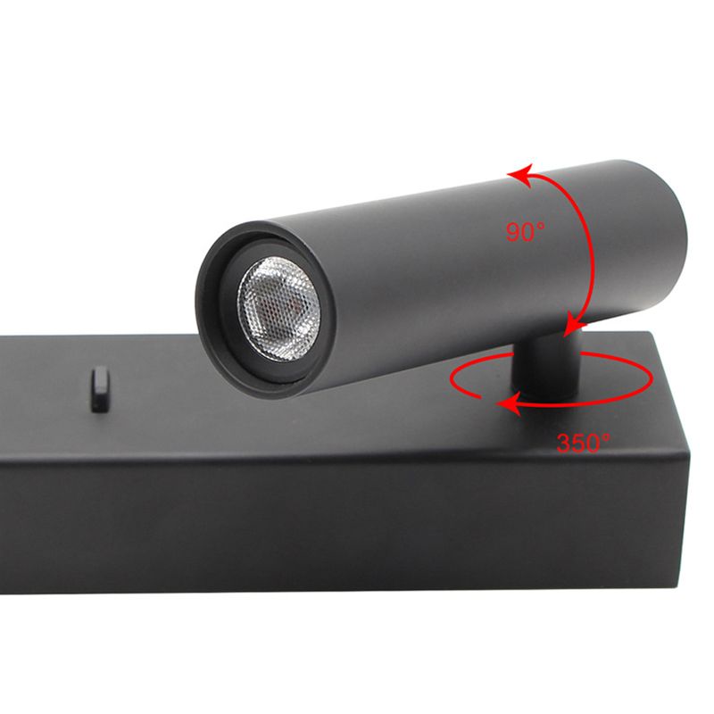 7.8 Inch Height Nordic Style LED Wall Lamp USB Port Design Aluminum Simplicity Bedside Reading Lamp with Switch