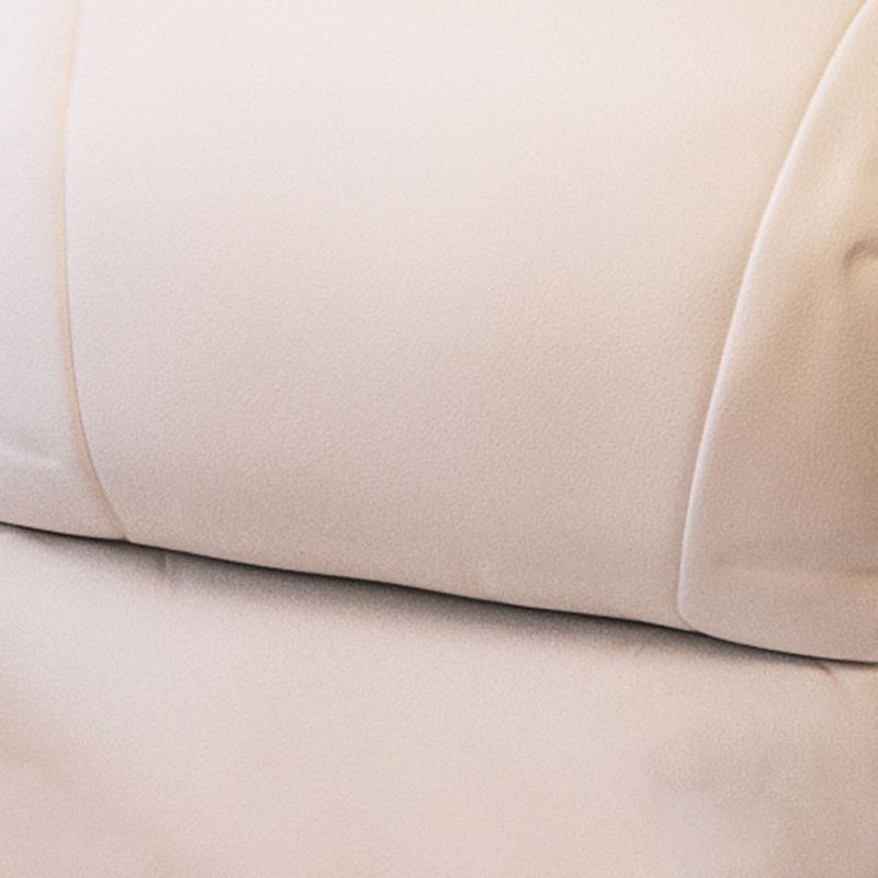 Faux Leather Chair 25.9" L x 25.9" W x 37.4" H Arms Included Chair for Living Room