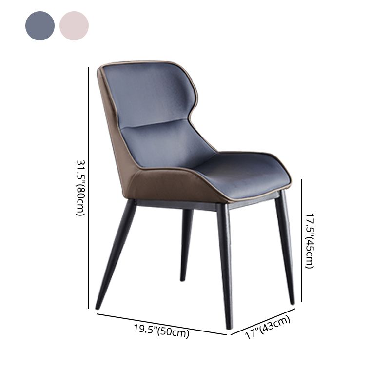 Moderne indoor-outdoor eetkamer fauteuils gestoffeerde linnen stof dineren metalen stoel