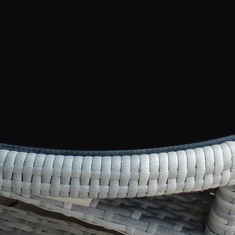 Boho Style Bistro Set 3 Pieces Round Glass Water Resistant Bistro Set