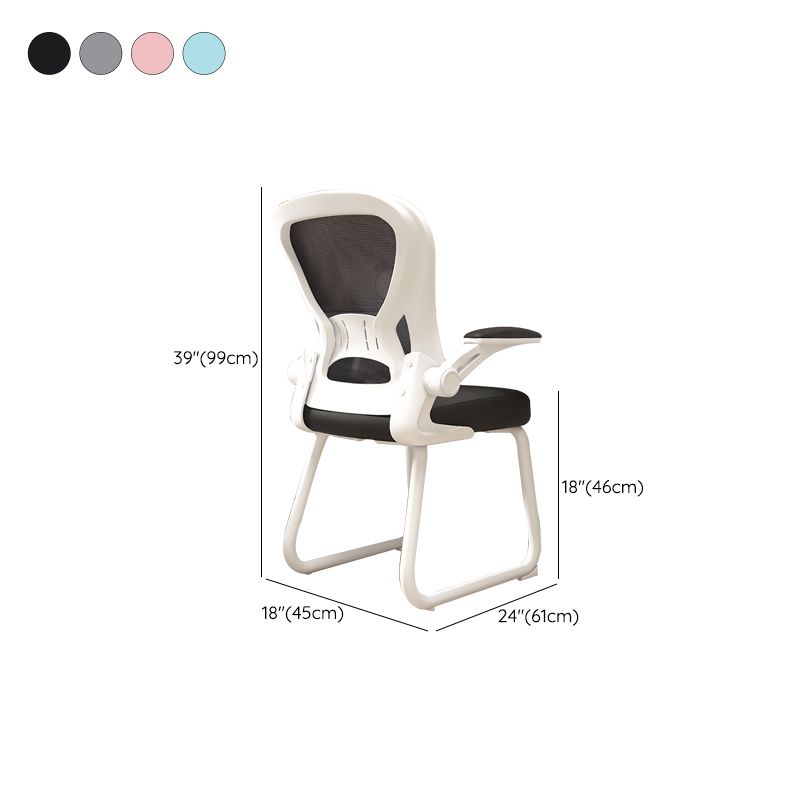 Contemporary Padded Arms Office Chair Ergonomic Desk Chair for Office