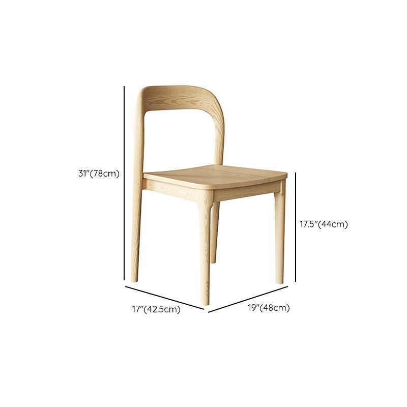 Modern Style Dinette Set 1/2/3/4/5 Pcs Round Solid Wood Dinette Table with Chair