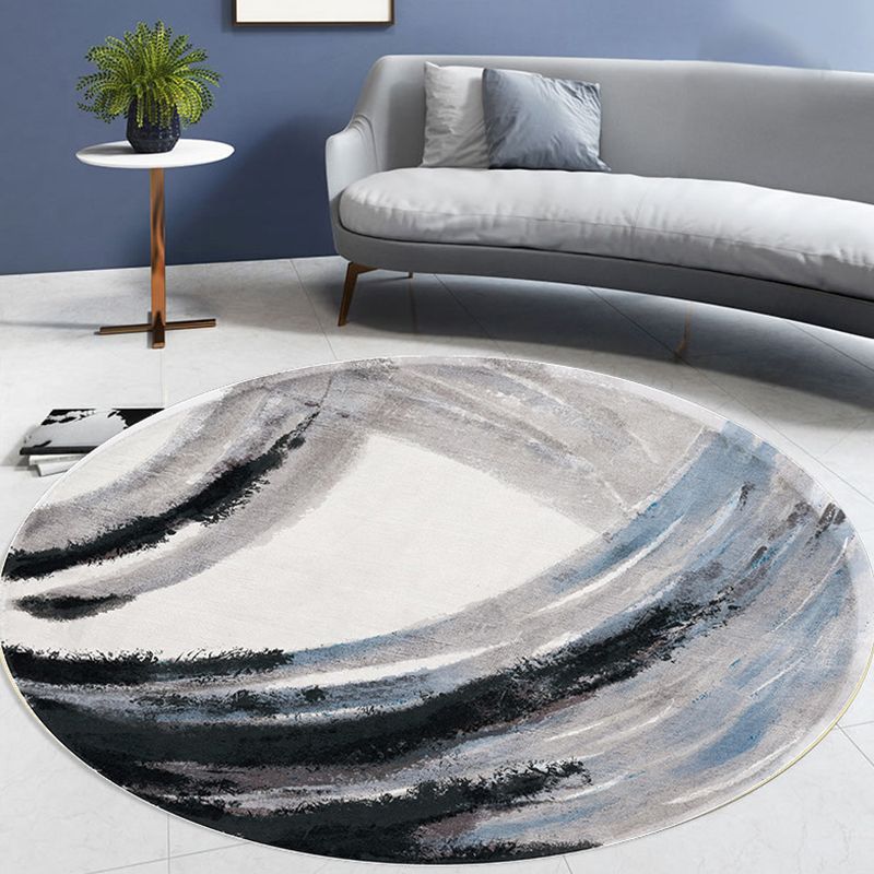 Tapis rond moderne