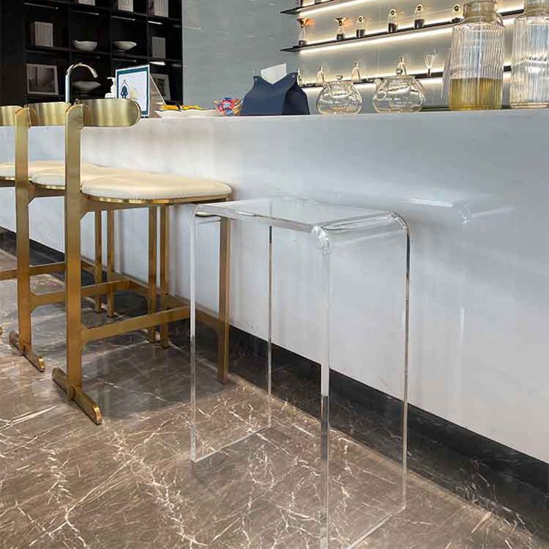 Sled Actylic Coffee Table Rectangular 1 Single Cocktail Table