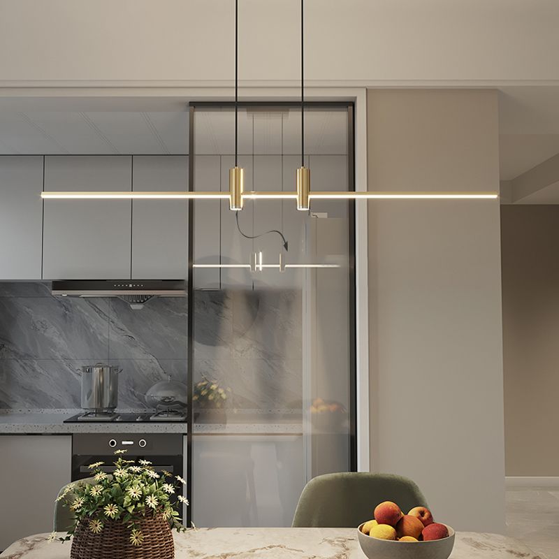 Moderno Simple LED Island Light Comedor accesorio de lámpara colgante
