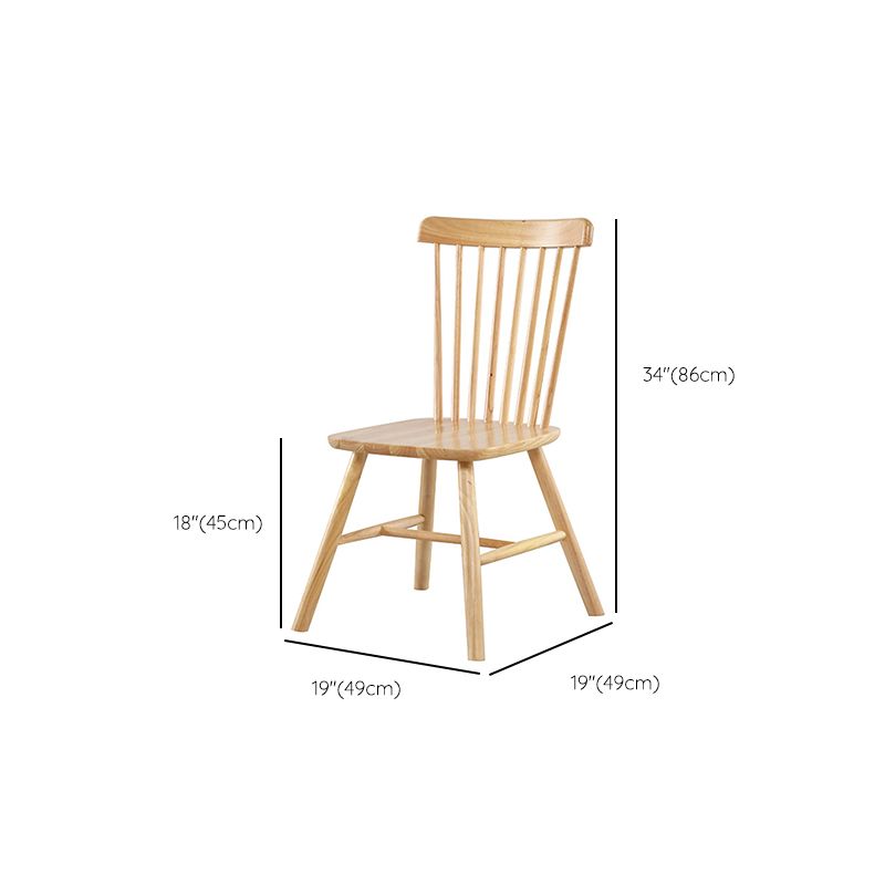 Modern Dining Set 1/3/5/6 Pcs Solid Wood Dining Table and Chairs