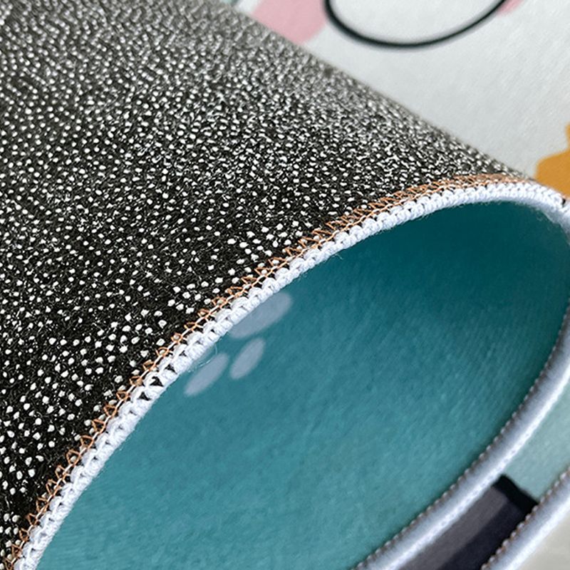 Moderne botanisch gedrukte tapijt polyester gebied Tapijt niet-slip achteruitbreiding binnen tapijt voor woonkamer