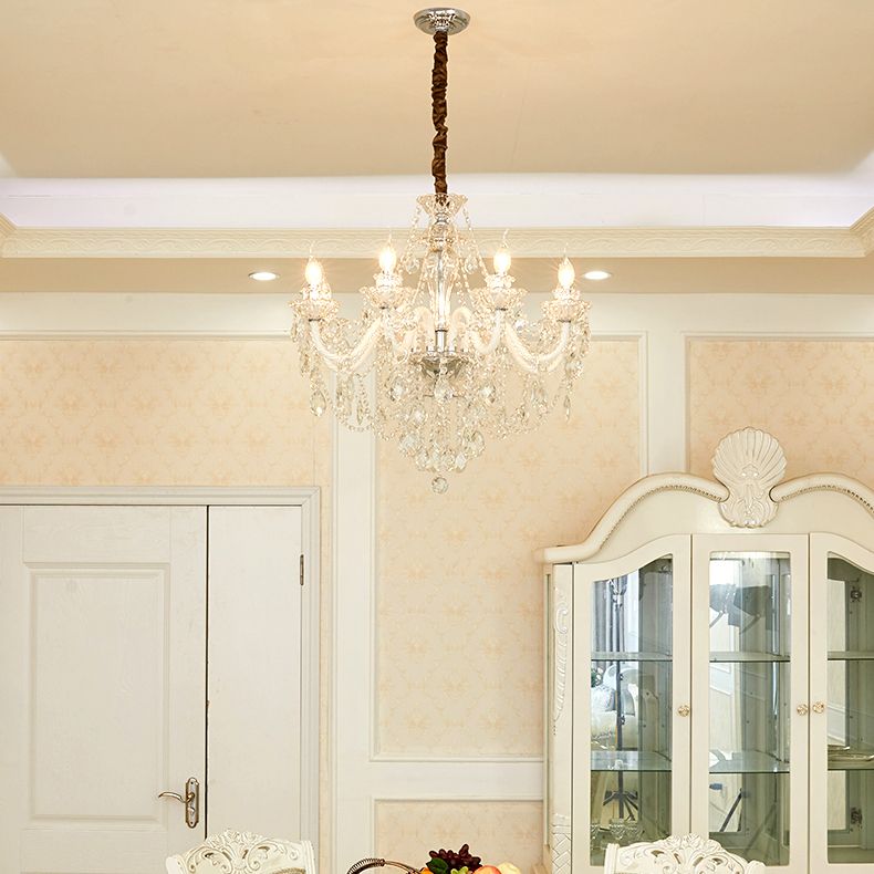 American Style Chandelier Crystal Multi Light Hanging Light for Bedroom