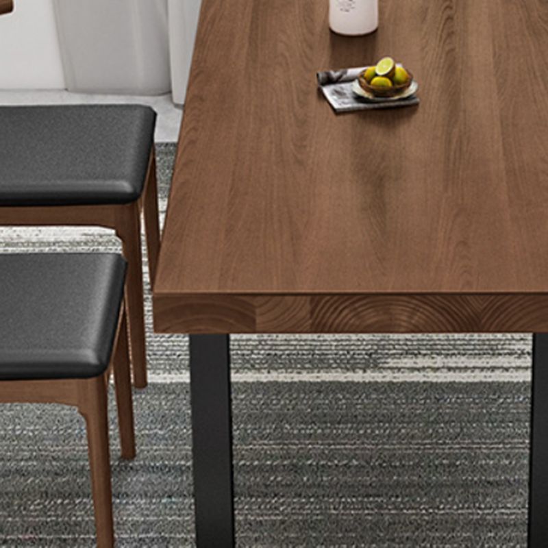 Modern 1/4/5/7 Pieces Dining Set Pine Wood Rectangle Dining Table for Kitchen