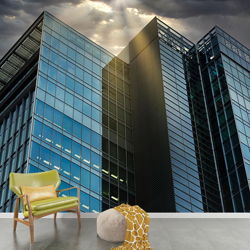 Customized Construction Mural Environmental Modern Living Room Decoration