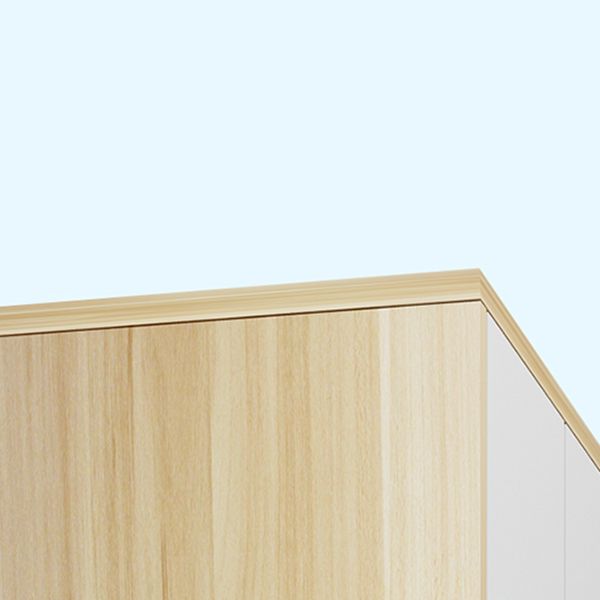 Manufactured Wood Storage Cabinet with Wooden Legs Modern Cabinet for Bedroom