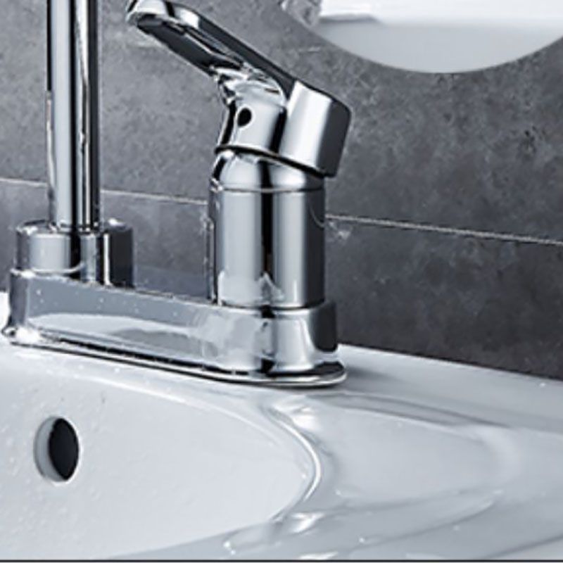 Modern Vessel Sink Bathroom Faucet Swivel Spout 2 Hole Faucets with Pull down Sprayer