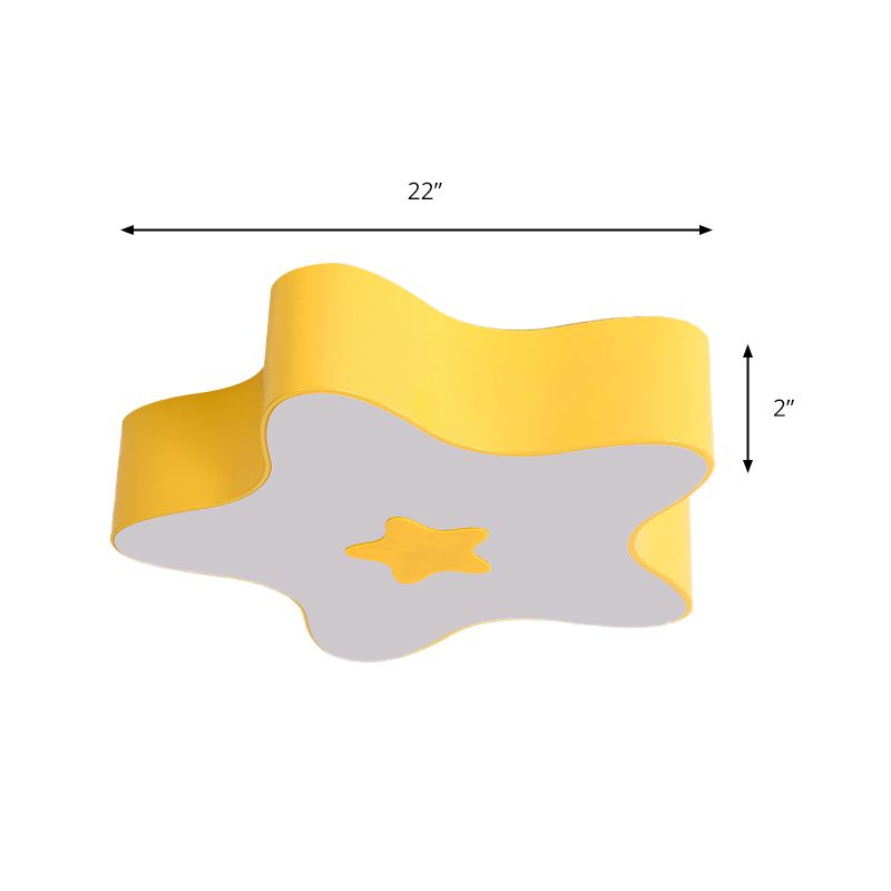Moderno techo de dibujos animados Ligero Acrílico de Acrílico Ligero para Sala de Juego