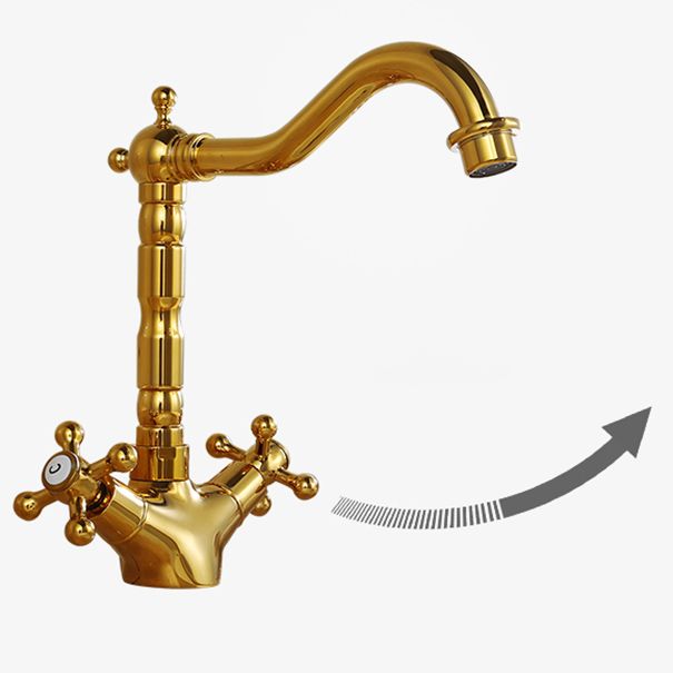 Industrial Wide Spread Bathroom Faucet Vintage Lever Centerset Faucet