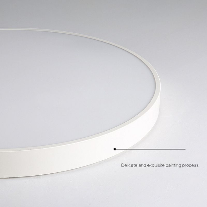Thin Round Led Flush Mount Ceiling Light Modern Minimalist Macaron Style Aisle Balcony Bedroom Study Lamps