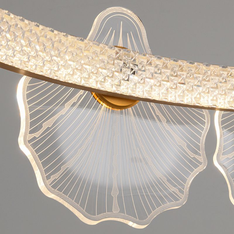 LED Chandelier Light Fixture Modern Simplicity Acrylic Pendant Lighting for Restaurant