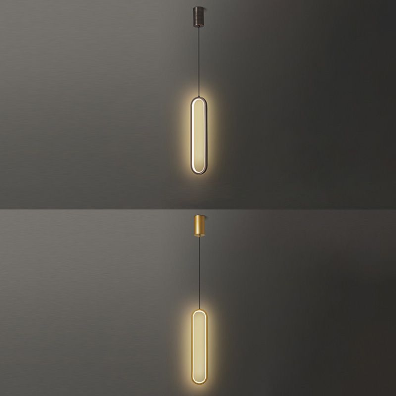 Assayeurs d'éclairage de pendentif géométrique lampe à suspension LED moderne avec une teinte acrylique blanche