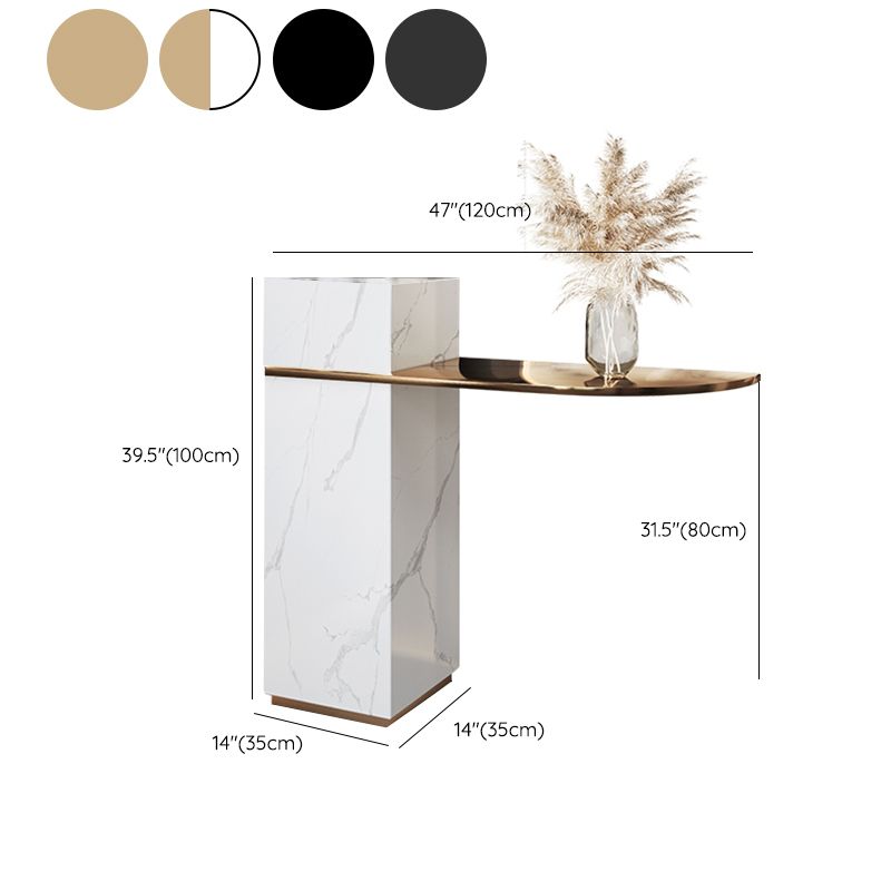 Free Form Contemporary Console Table Metal Console Sofa Table
