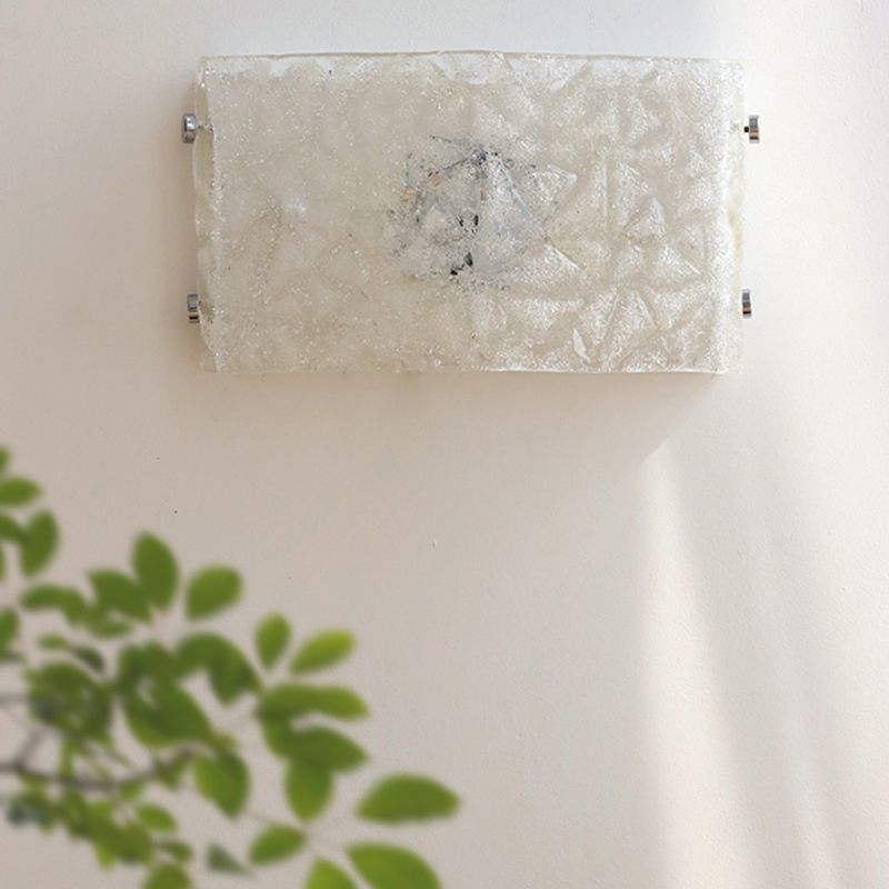 Modern Sconce Light Fixture Glass Shade Wall Sconce Lighting for Bedroom