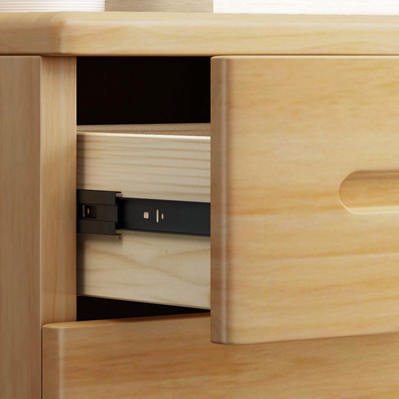 Contemporary 22.83'"Tall Wooden Chest, Rectangle 3- Drawer Accent Chest