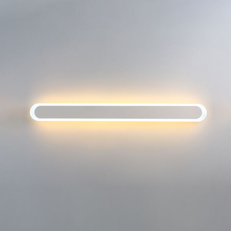 Hedendaagse stijl lineaire wandverlichting armaturen metaal 1 lichte LED wandmontage lamp