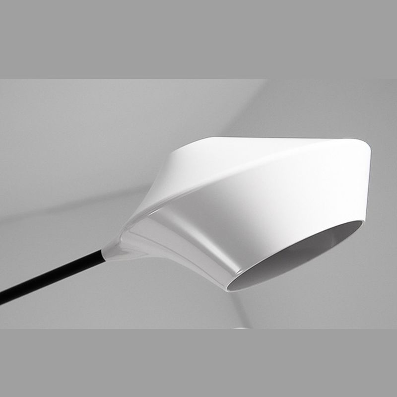 Modern ombreggiata lampadina a lampada in metallo salotto lampadario luce a sospensione