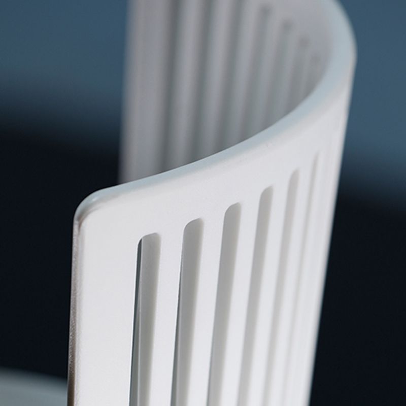 Modern Wooden Bar Stool 38" Height Backrest Armless Counter Stool with Plastic Cushion