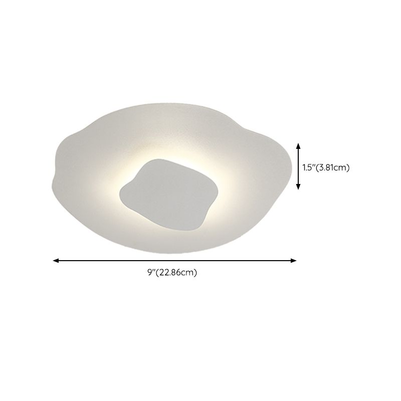 LED Modern Metal Flush Mount Geometric Shape Ceiling Light for Bedroom