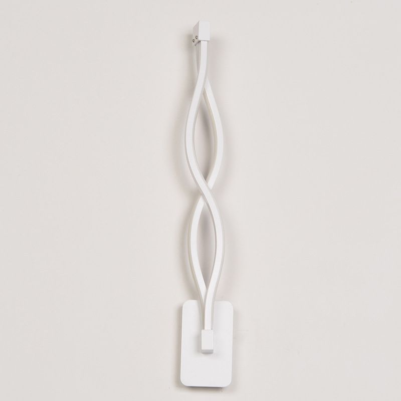 Linee a doppia ondata Lampada a parete a LED da 16,5 "H Luci di applique a coperto acrilico per camera da letto