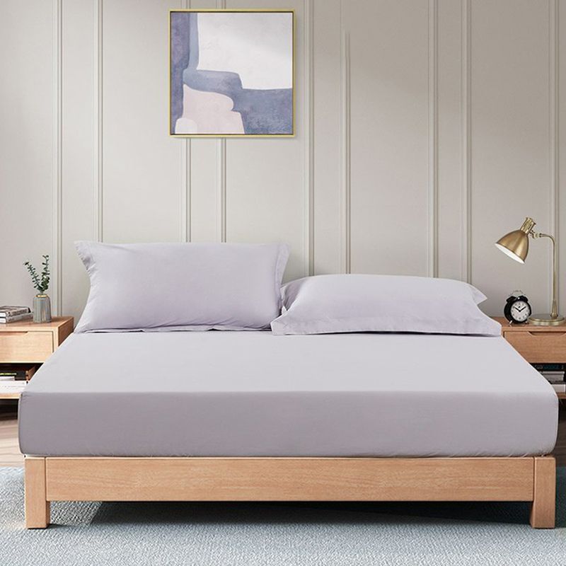 Soil Pillowcase Modern Elegant Cotton 1-Piece Breathable Bed Sheet Set